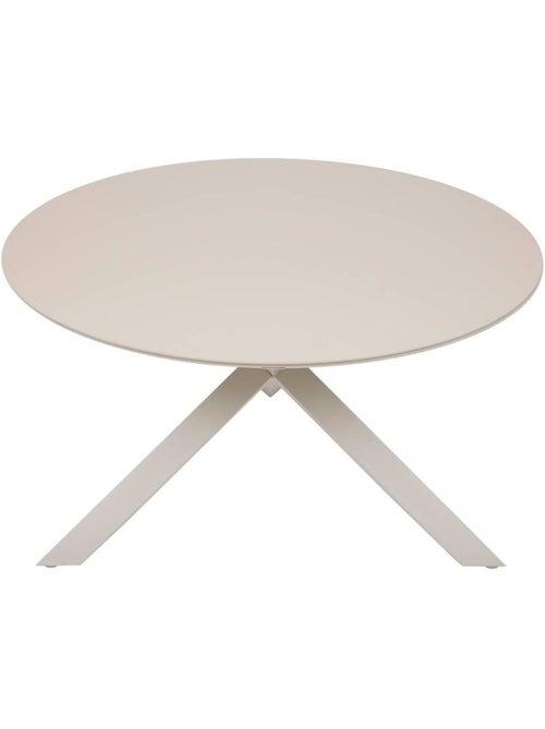 Table de jardin ronde en aluminium 6 places ORYON - Kiabi Table de jardin ronde en aluminium 6 places ORYON - Kiabi