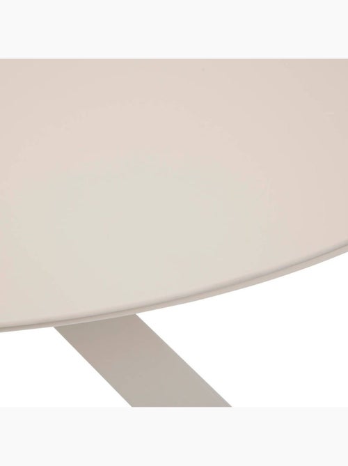Table de jardin ronde en aluminium 6 places ORYON - Kiabi Table de jardin ronde en aluminium 6 places ORYON - Kiabi