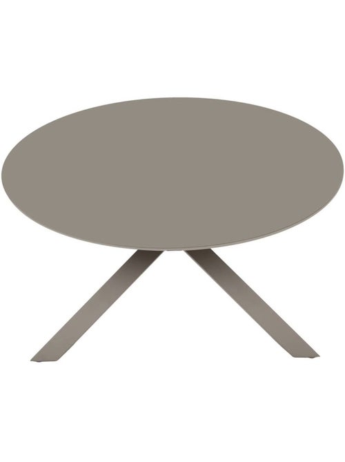 Table de jardin ronde en aluminium 6 places ORYON - Kiabi