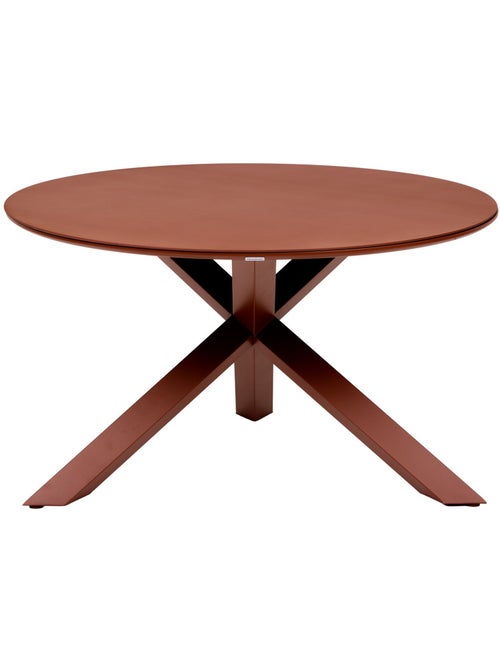 Table de jardin ronde en aluminium 6 places ORYON - Kiabi