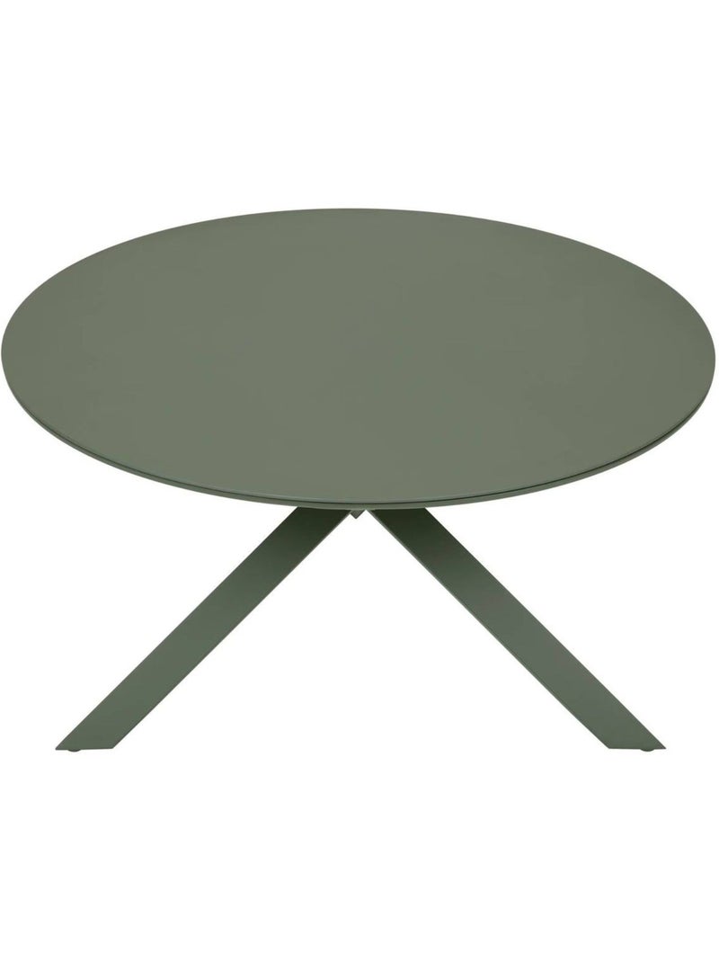 Table de jardin ronde en aluminium 6 places ORYON Vert - Kiabi