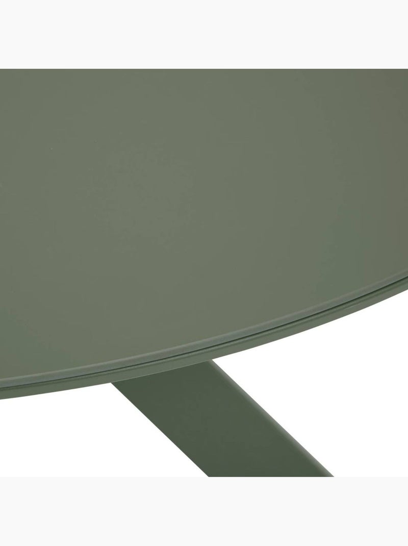 Table de jardin ronde en aluminium 6 places ORYON Vert - Kiabi