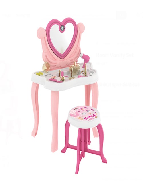 Table de maquillage en forme de cœur - Kiabi