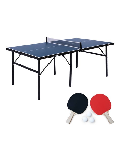 Table de ping pong d'intérieur médium avec 2 raquettes et 3 balles - Kiabi Table de ping pong d'intérieur médium avec 2 raquettes et 3 balles - Kiabi