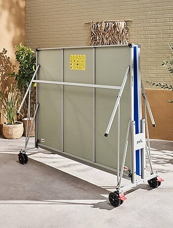 Table de ping pong extérieure pliante avec 4 raquettes et 6 balles