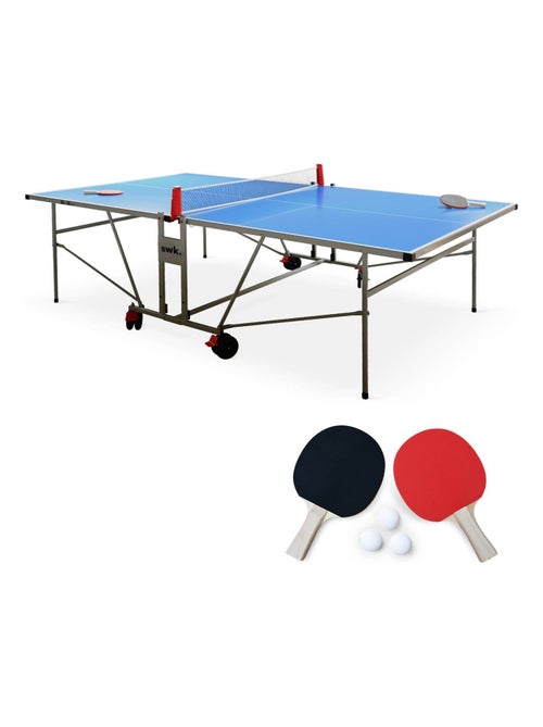Table de ping pong extérieure premium avec 2 raquettes et 3 balles - Kiabi