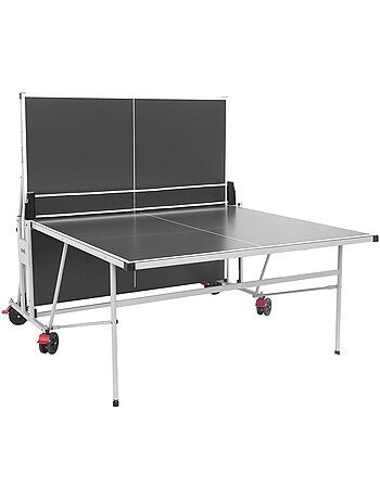 Table de ping pong intérieure avec 2 raquettes 3 balles et housse de protection