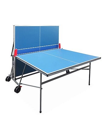 Table de ping pong intérieure premium avec 2 raquettes et 3 balles