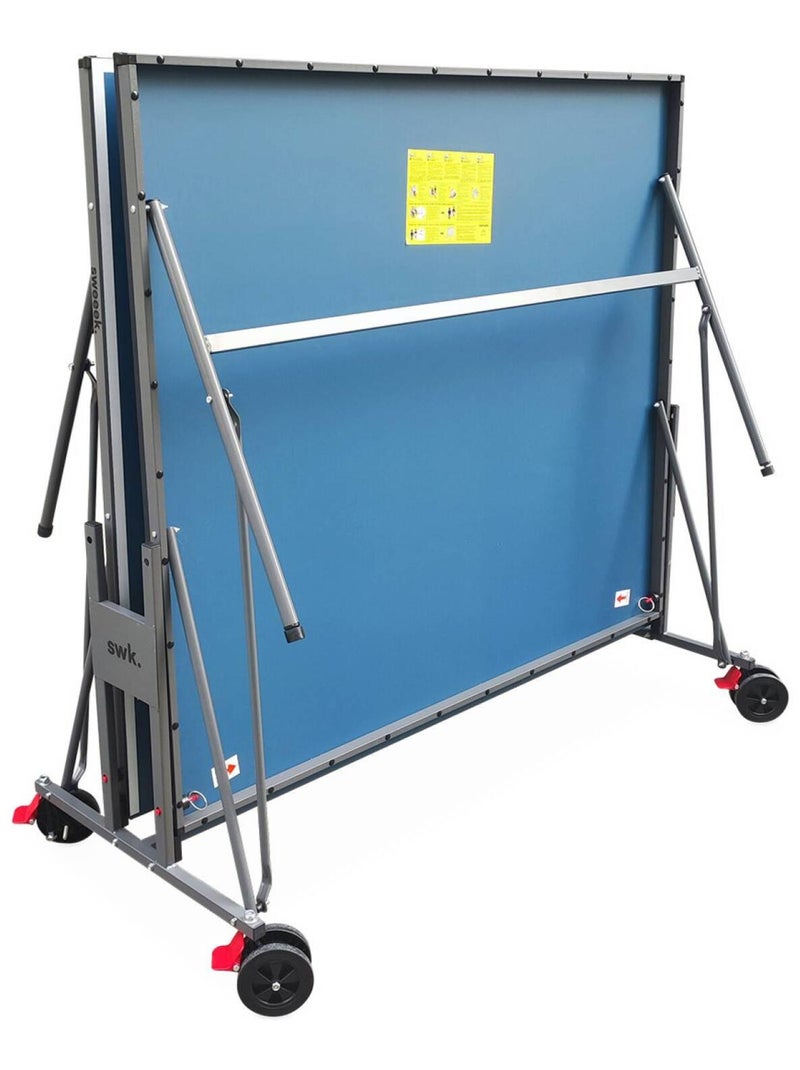 Table de ping pong intérieure premium avec 2 raquettes et 3 balles Bleu - Kiabi