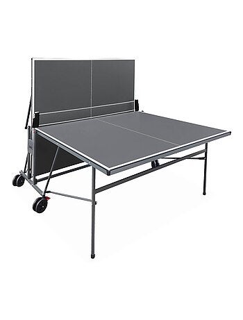 Table de ping pong intérieure premium avec 2 raquettes et 3 balles