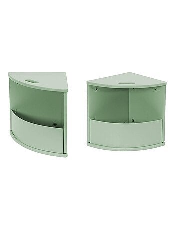 Table effet ardoise pour enfant 4 chaises avec rangement Nephos