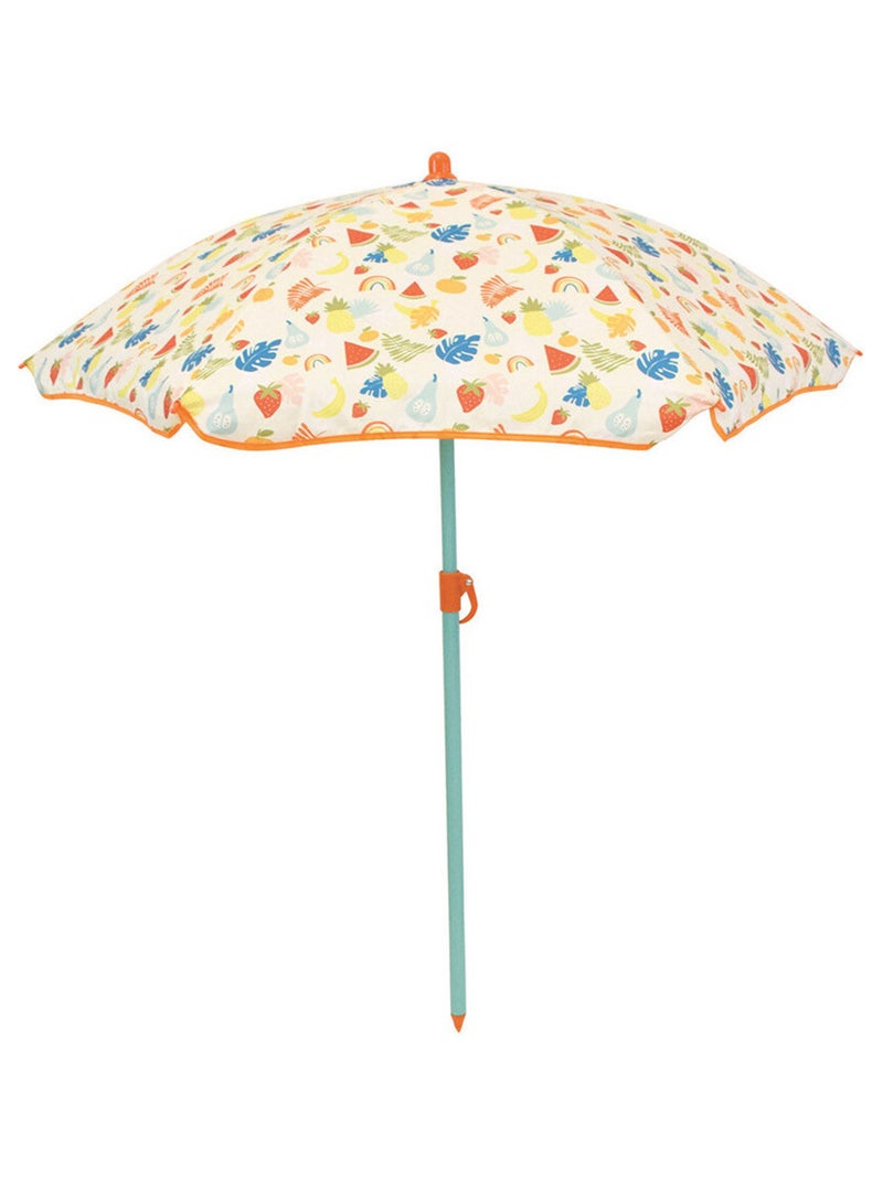 Table en Bois pour Pique-Nique avec Parasol fruity's Jaune - Kiabi