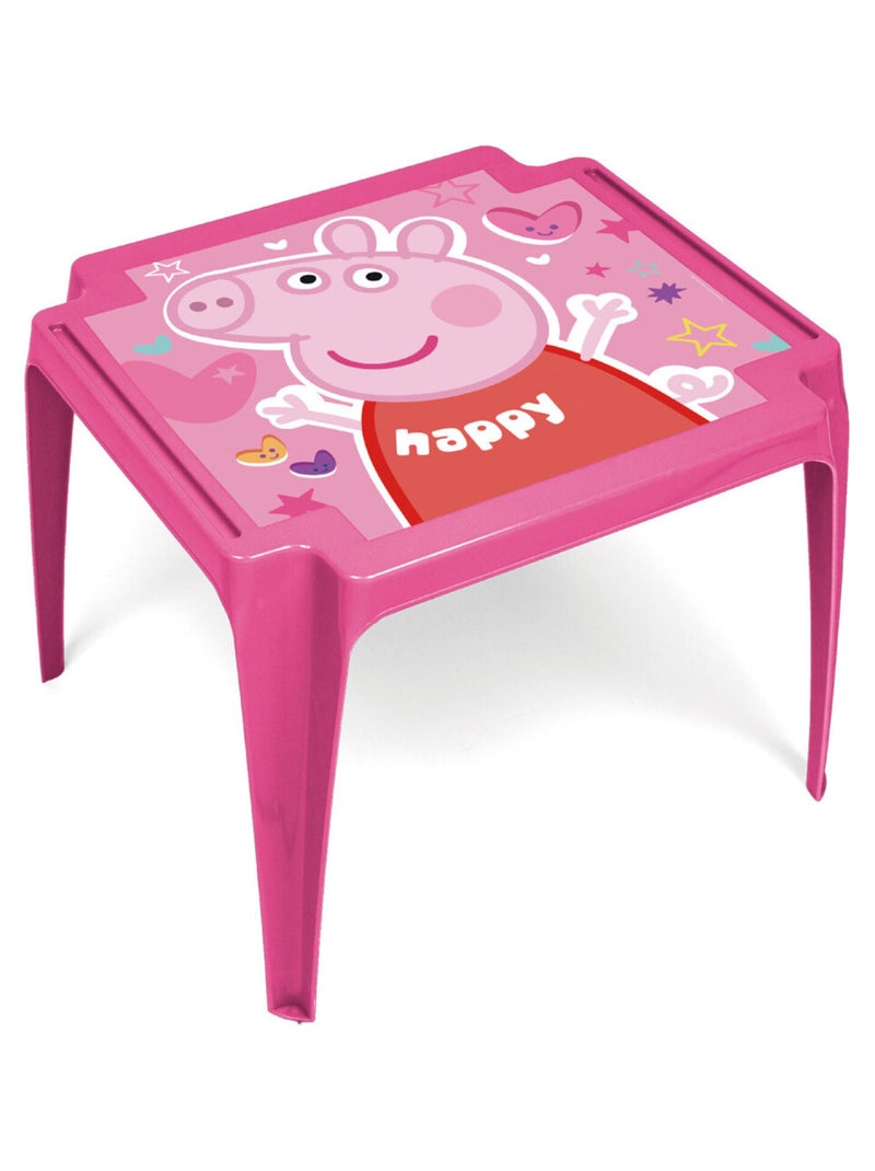 Table en plastique - Peppa Pig Rose - Kiabi