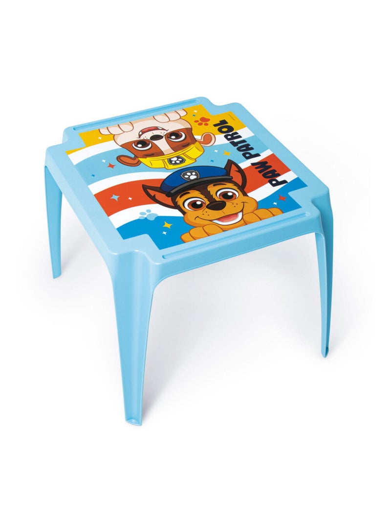 Table en plastique 50x55x44cm - Pat Patrouille Chase & Ruben Bleu - Kiabi