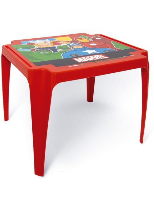 Table en plastique avengers thor, iron man, hulk et captain america - Kiabi