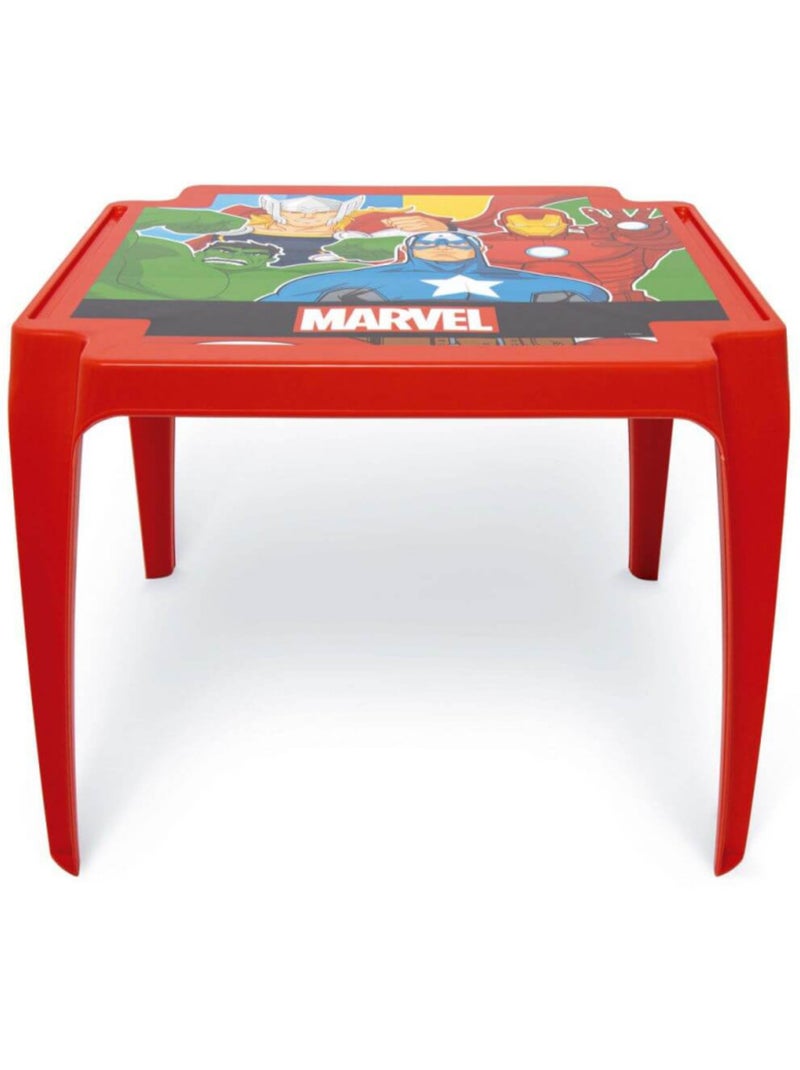 Table en plastique avengers thor, iron man, hulk et captain america Rouge - Kiabi