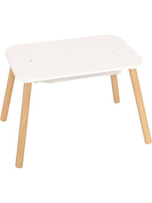 Table enfant 2 en 1 plateau jeu et rangement BULDY - Kiabi
