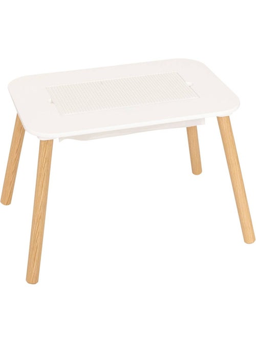 Table enfant 2 en 1 plateau jeu et rangement BULDY - Kiabi