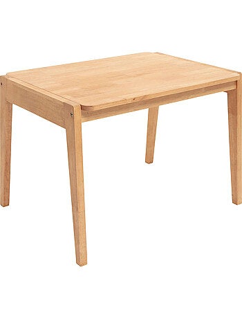 Table enfant en bois d'hévéa ROBIN