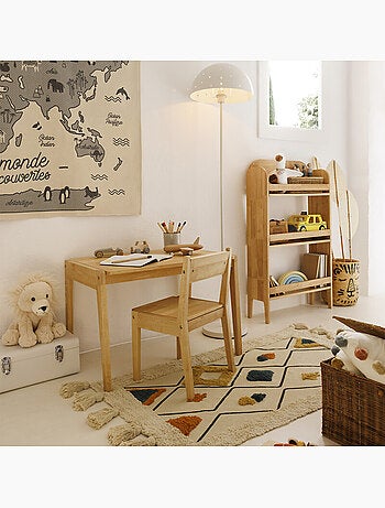 Table enfant en bois d'hévéa ROBIN