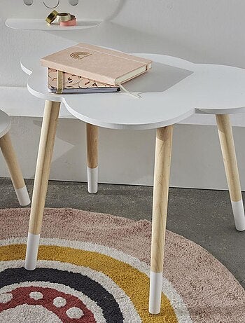 Table enfant en bois forme nuage LA TETE DANS LES NUAGES