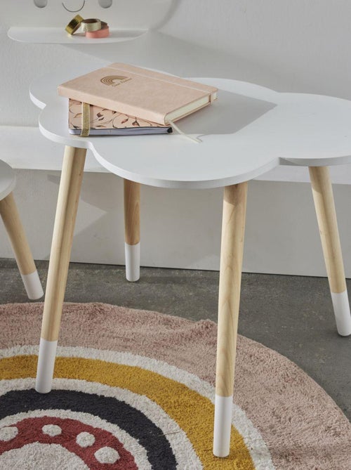 Table enfant en bois forme nuage LA TETE DANS LES NUAGES - Kiabi