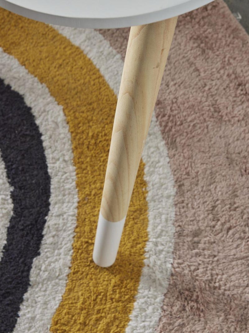 Table enfant en bois forme nuage LA TETE DANS LES NUAGES Blanc - Kiabi