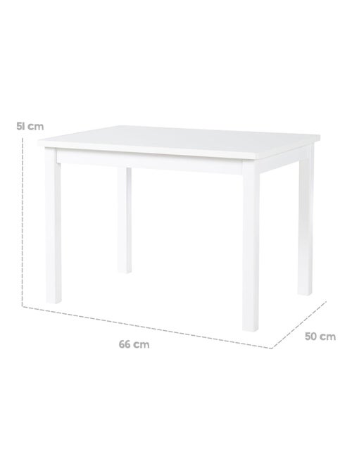 Table enfant en bois massif ROBA - Kiabi Table enfant en bois massif ROBA - Kiabi