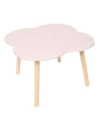 Table enfant en forme de fleur