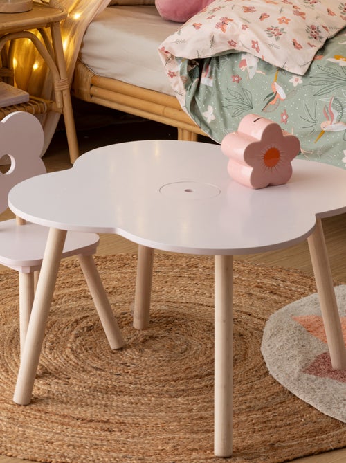 Table enfant en forme de fleur - Kiabi Table enfant en forme de fleur - Kiabi