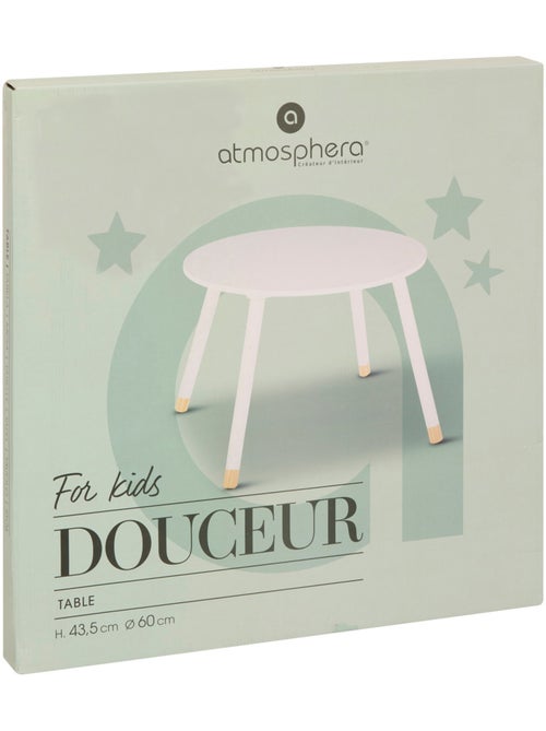 Table enfant ronde DOUCEUR - Kiabi