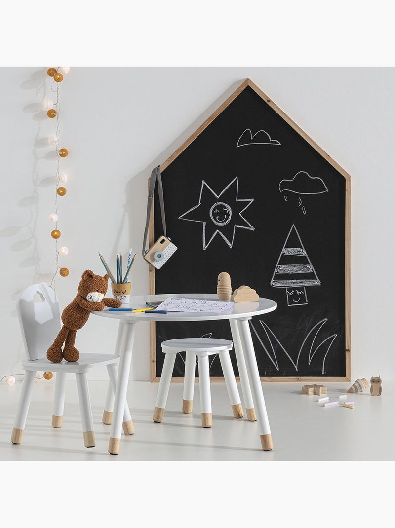 Table enfant ronde DOUCEUR Blanc - Kiabi