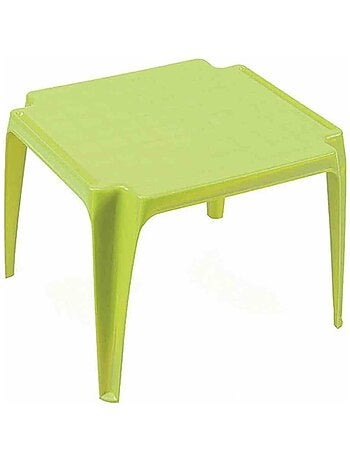 Table enfant vert anis 50 x 50 cm