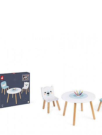 Table et 2 chaises Banquise