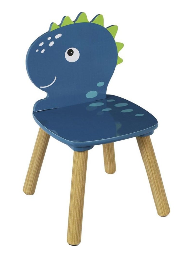 Table et 2 chaises Dino pour enfant Bleu - Kiabi