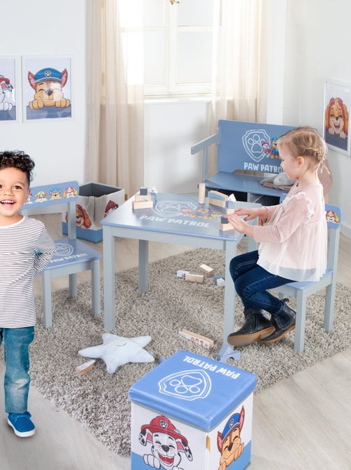Table et 2 chaises enfant en bois massif Pat'Patrouille ROBA - Kiabi