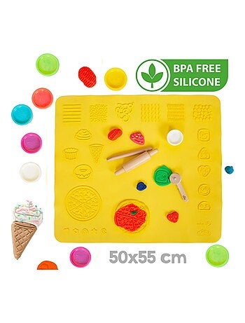 Table et chaise + 6 pots de pâte à modeler x Play-Doh et accessoires - ROBA