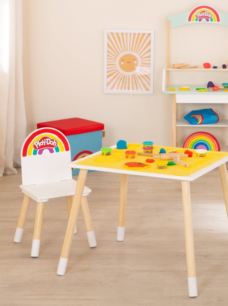 Table et chaise + 6 pots de pâte à modeler x Play-Doh et accessoires - ROBA N/A - Kiabi