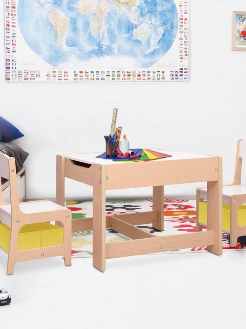 Table et chaise pour enfants - vidaxl Camel - Kiabi