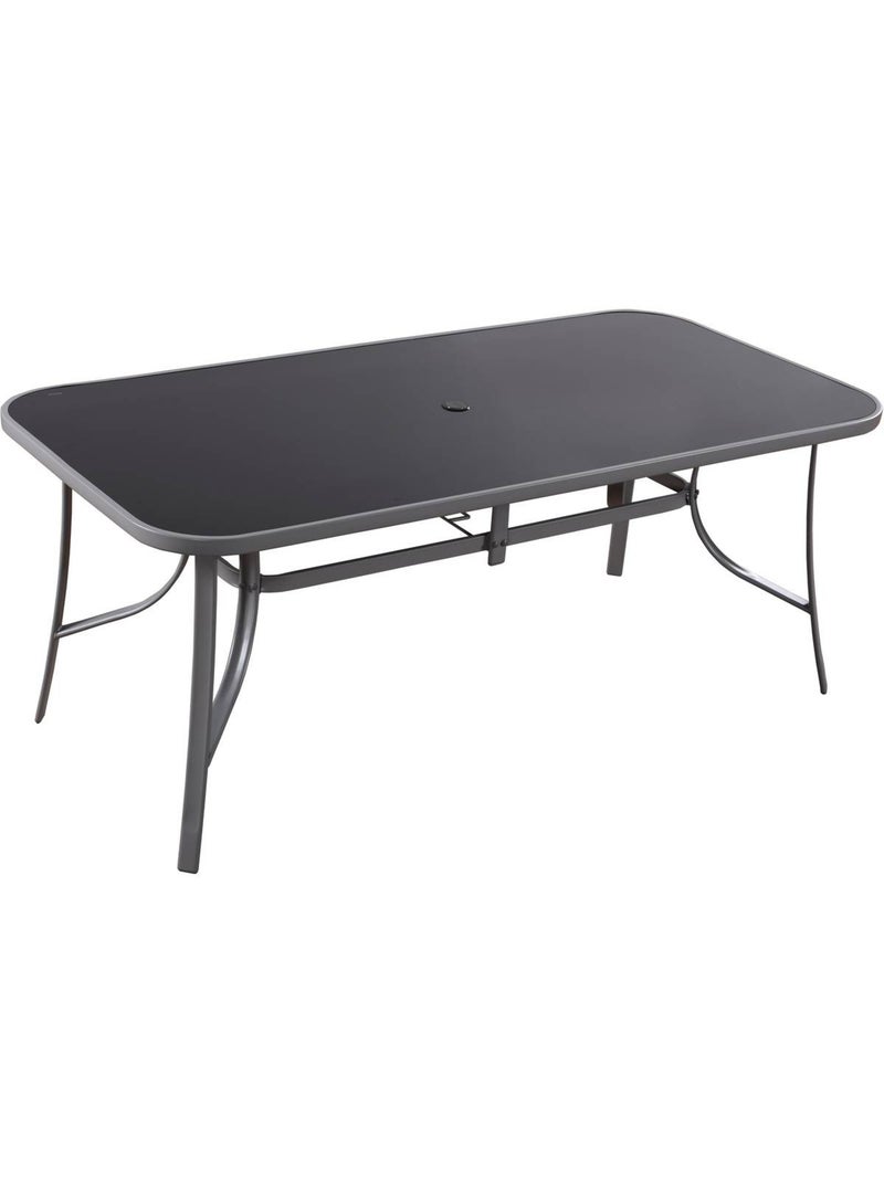 Table et chaises de jardin en textilène Gris clair - Kiabi