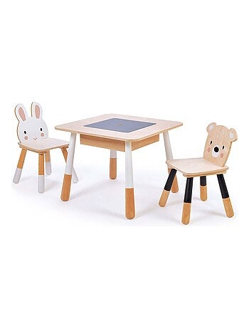 Table et chaises Forêt pour enfant