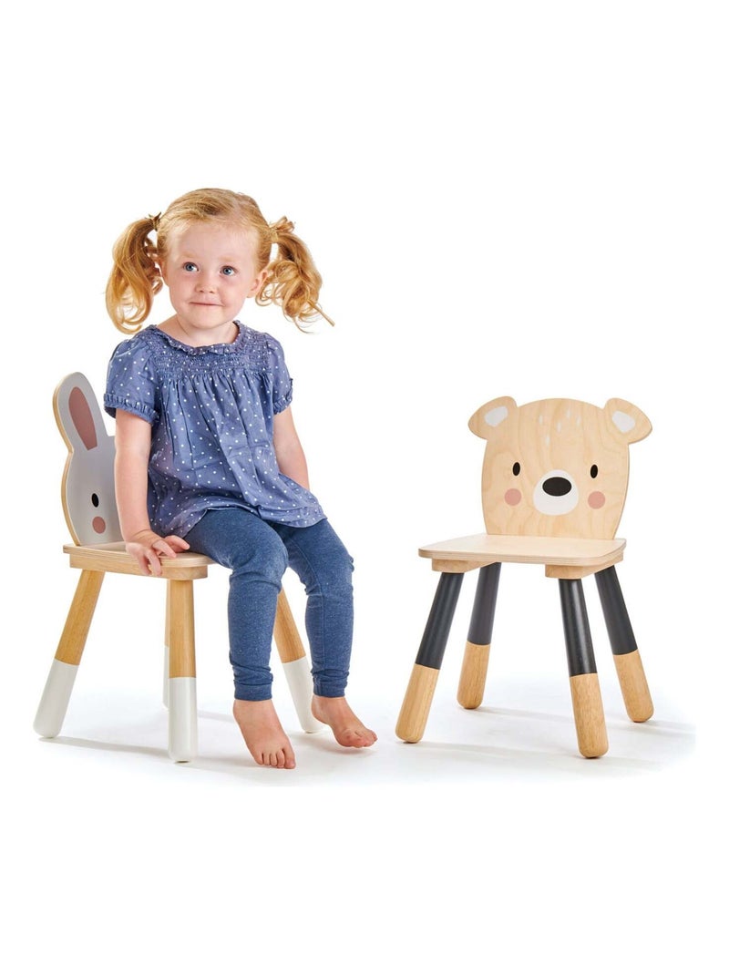 Table et chaises Forêt pour enfant Beige - Kiabi