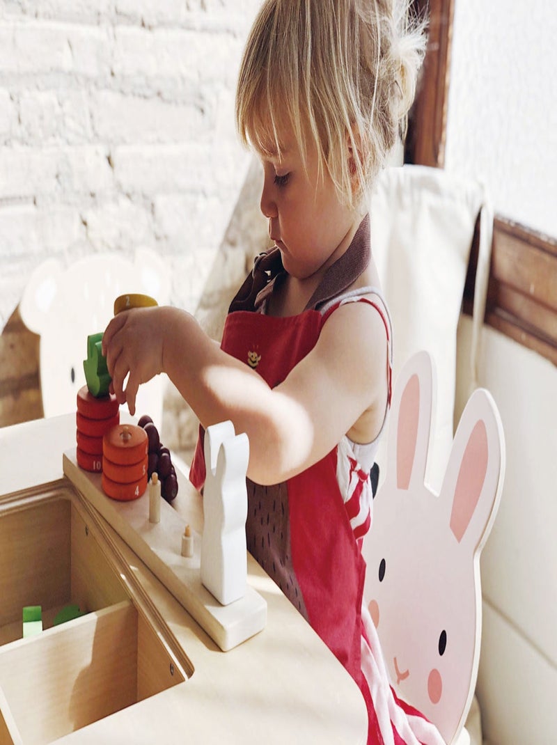 Table et chaises Forêt pour enfant Beige - Kiabi