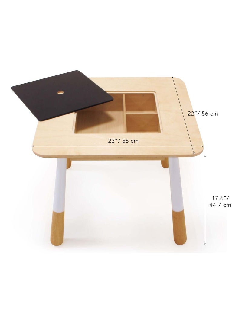 Table et chaises Forêt pour enfant Beige - Kiabi