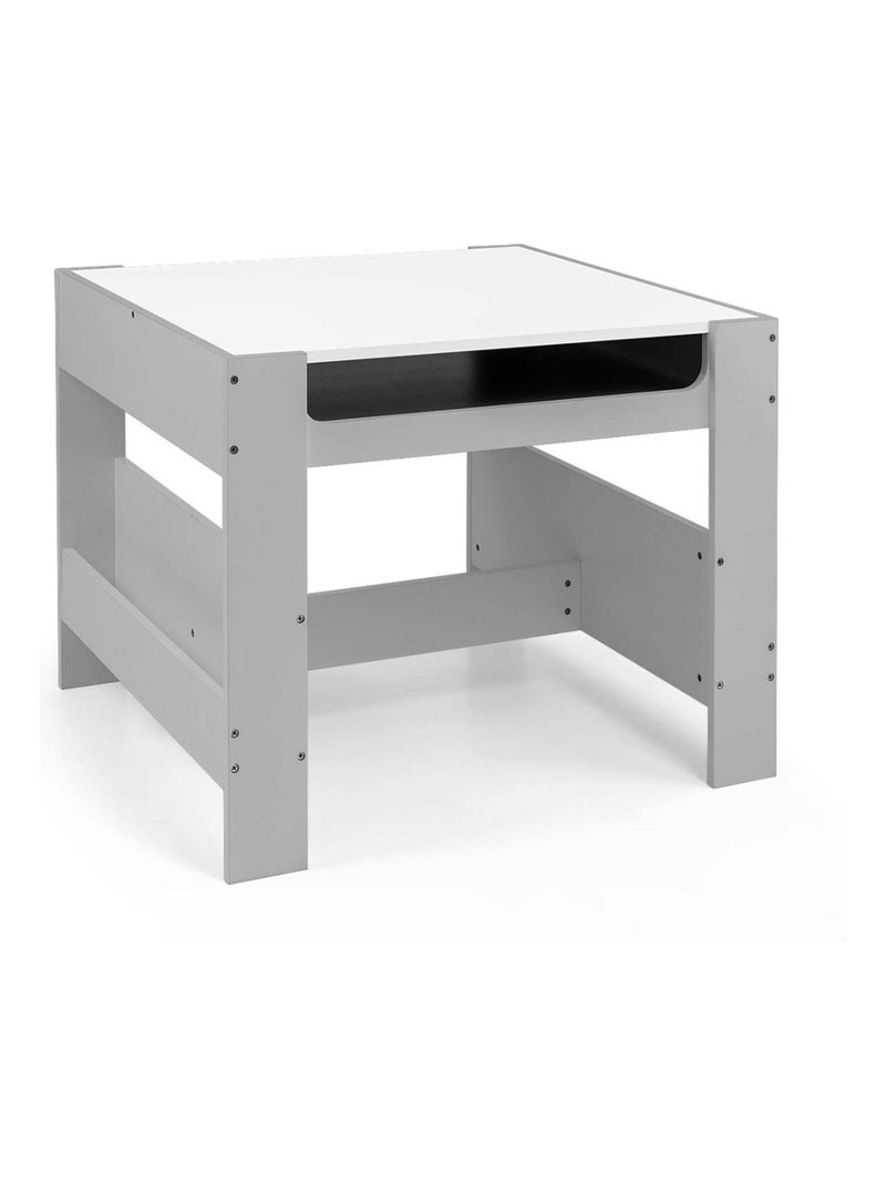 Table et deux chaises Sven Gris Gris - Kiabi