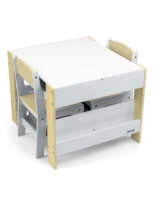Table et deux chaises Sven Natural - Kiabi