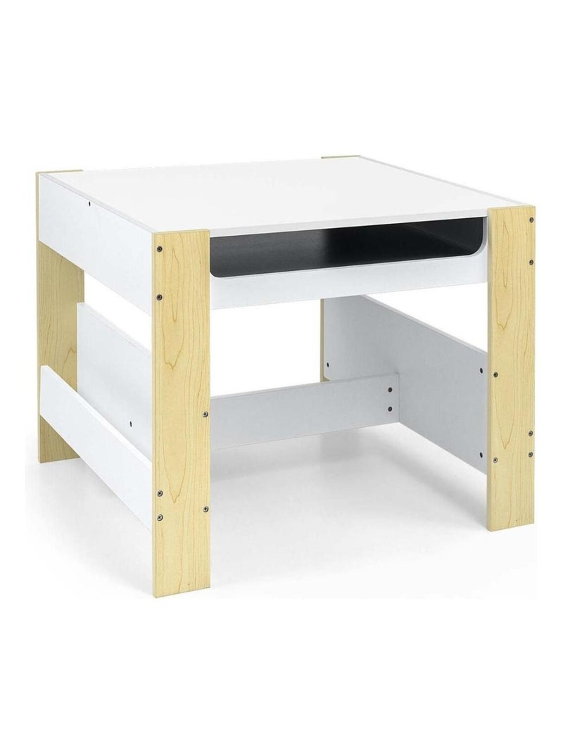 Table et deux chaises Sven Natural Beige - Kiabi