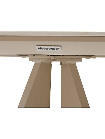 Table haute de jardin 2 places en aluminium TERZANO