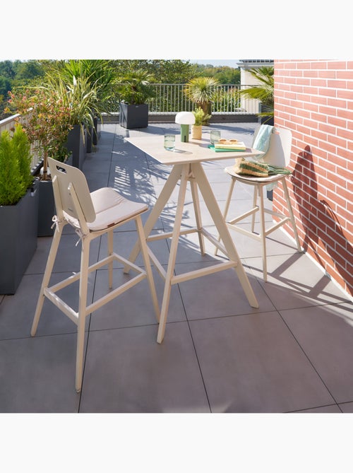 Table haute de jardin 2 places en aluminium TERZANO - Kiabi Table haute de jardin 2 places en aluminium TERZANO - Kiabi