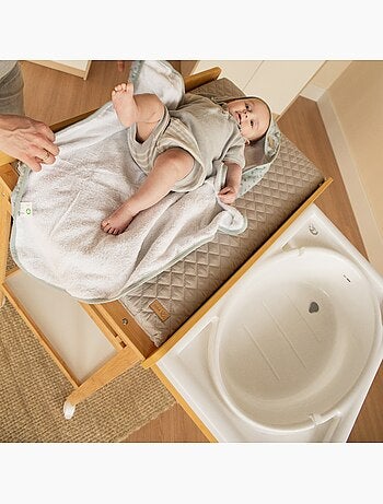 Table ? langer extensible avec baignoire + Matelas ? langer 'roba Style' - Bicolore
